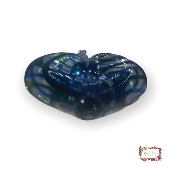 Signed Art Glass Heart Window Charm |Suncatcher, Heart Ornaments... - Picture 5 of 16